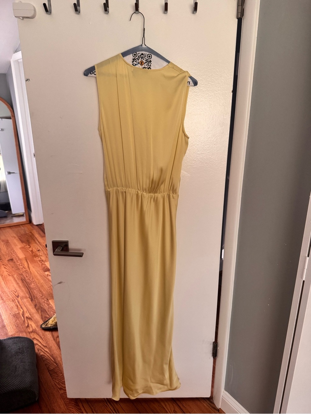 Favorite Daughter Sleeveless Yellow Silk Maxi Dress - Picture 4 of 5